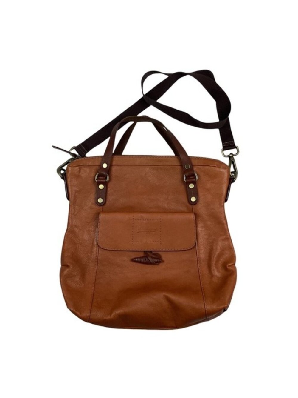 Marco Buggiani Genuine Leather Tote Bag Made in Italy